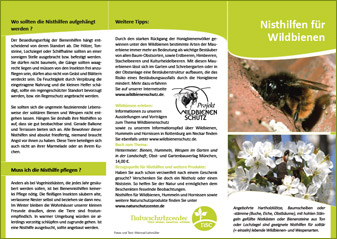Nisthilfen für Wildbienen